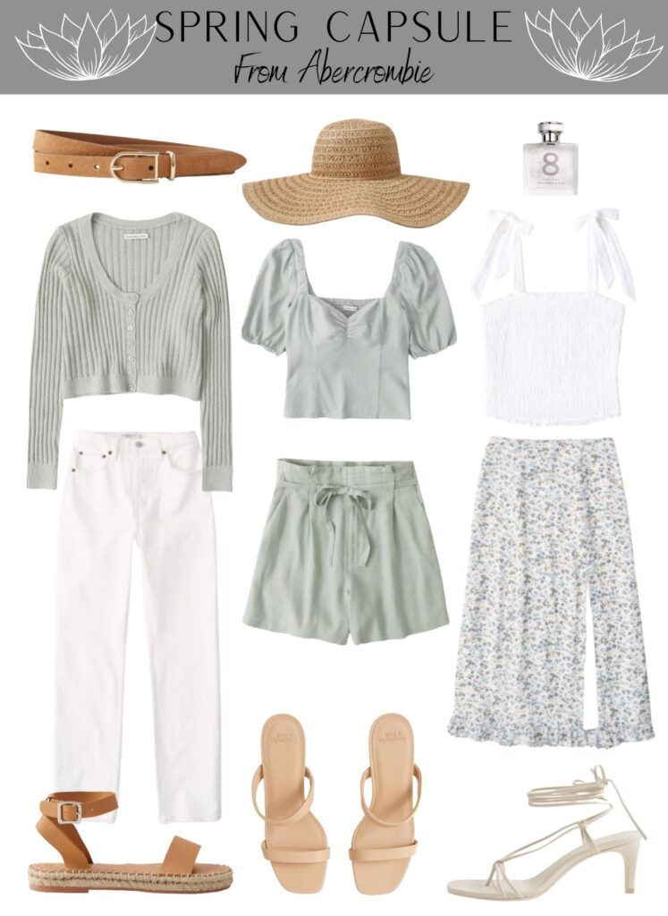 Spring Capsule from Abercrombie. Outfit Ideas.